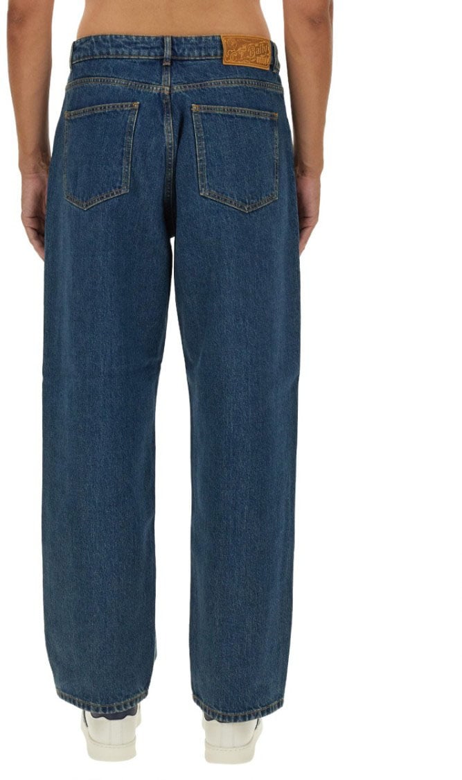 Bally Baggy Fit Jeans Blauw