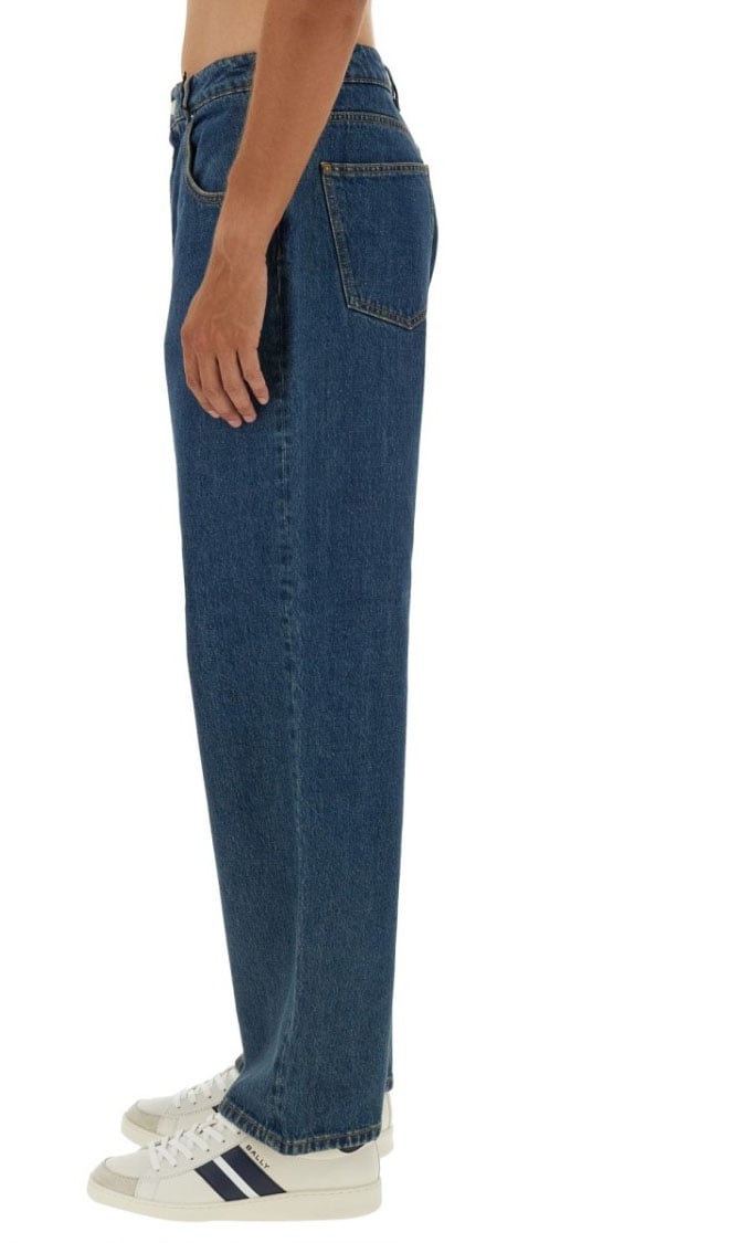 Bally Baggy Fit Jeans Blauw
