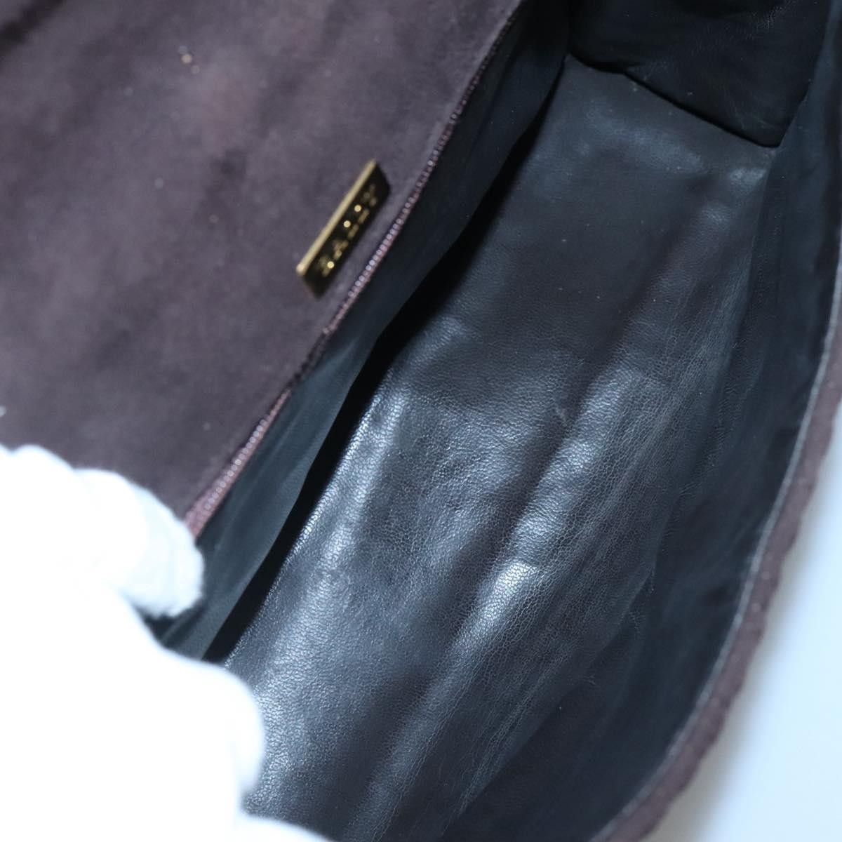 Bally Bally Vintage Handbag Quilted suede Bruin