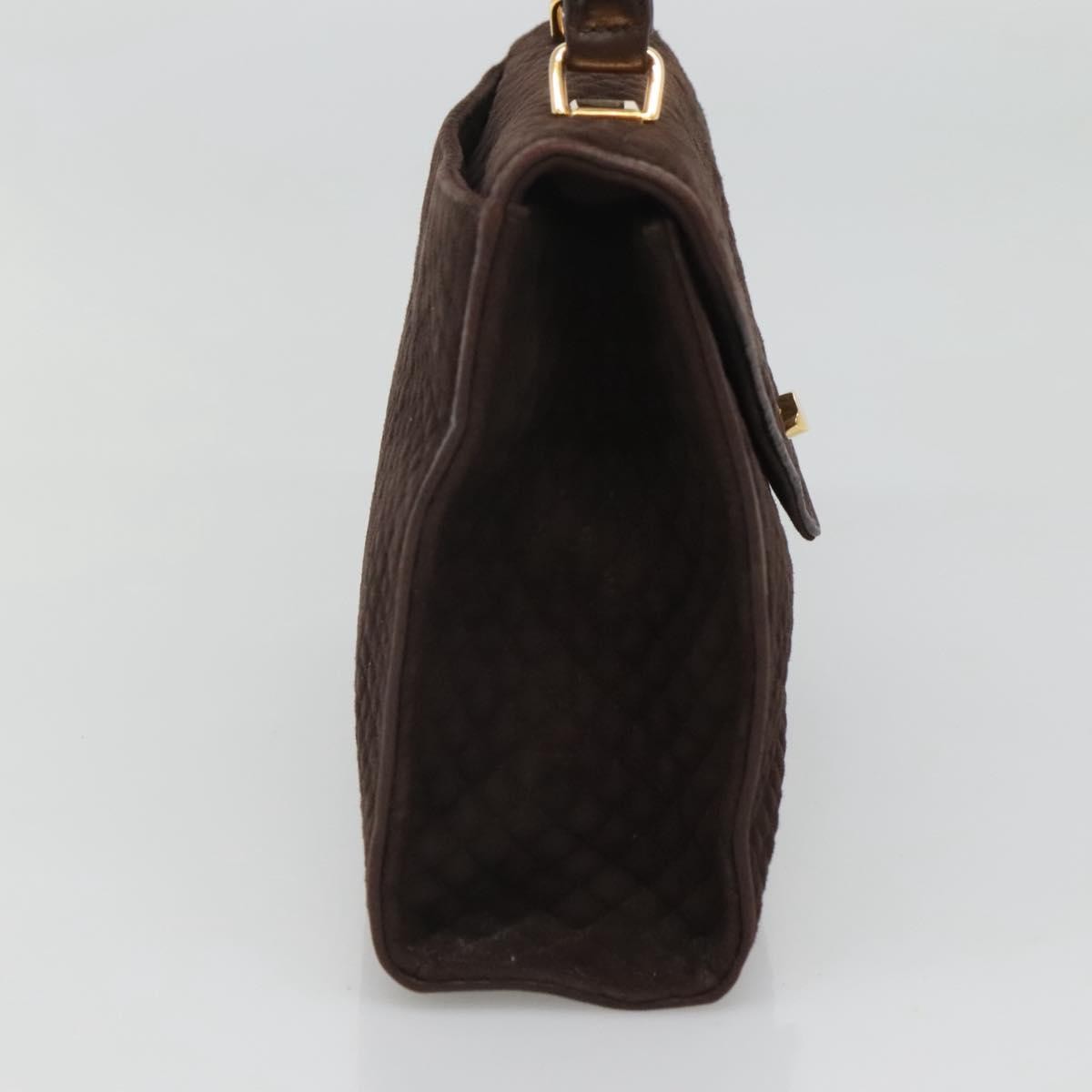 Bally Bally Vintage Handbag Quilted suede Bruin