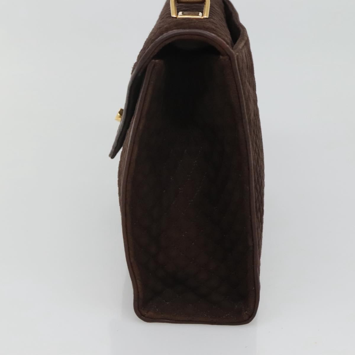 Bally Bally Vintage Handbag Quilted suede Bruin