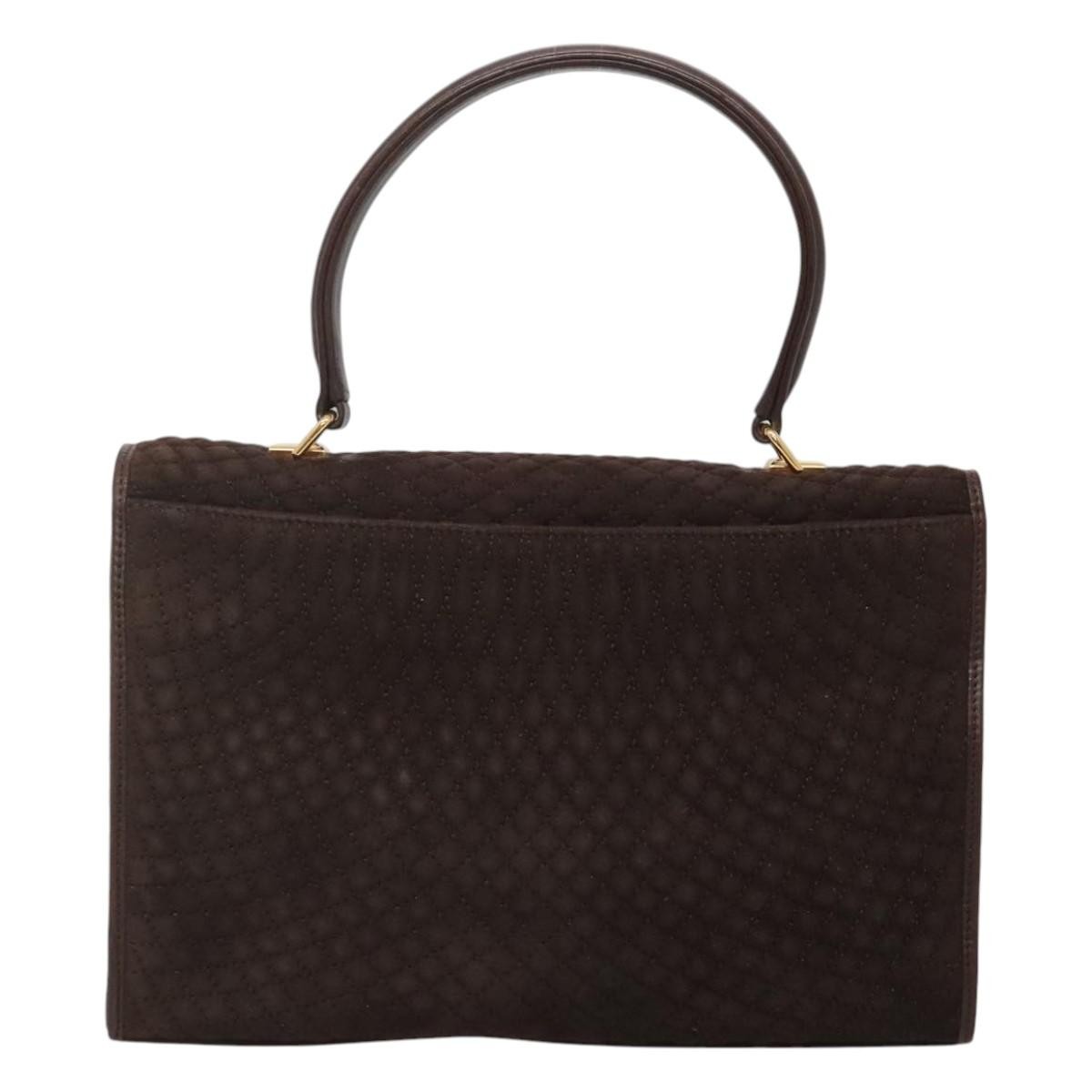 Bally Bally Vintage Handbag Quilted suede Bruin