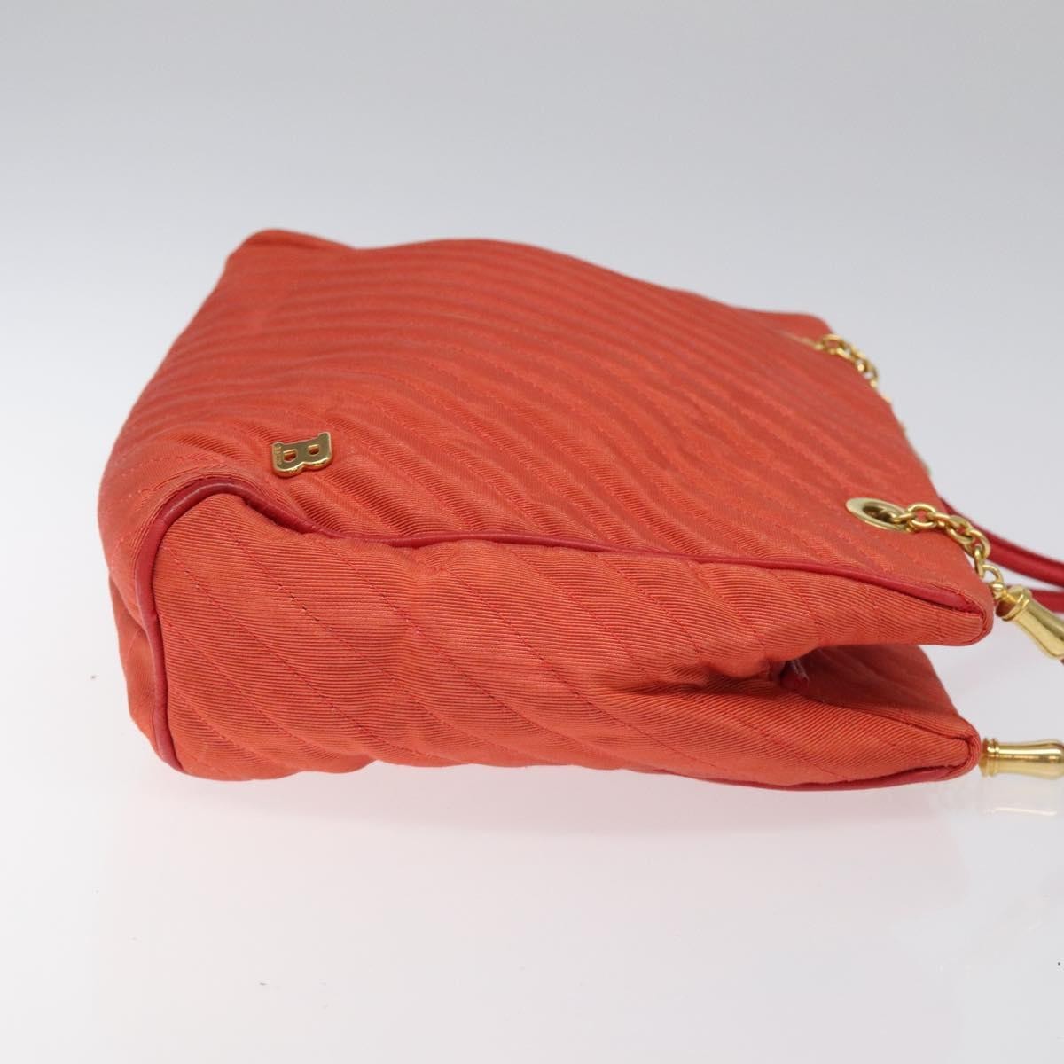 Bally Bally Vintage Shoulder Bag Nylon Oranje