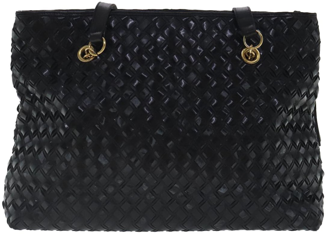 Bally Vintage Shoulder Bag Patent leather Zwart