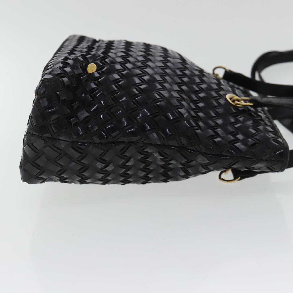 Bally Bally Vintage Shoulder Bag Patent leather Zwart