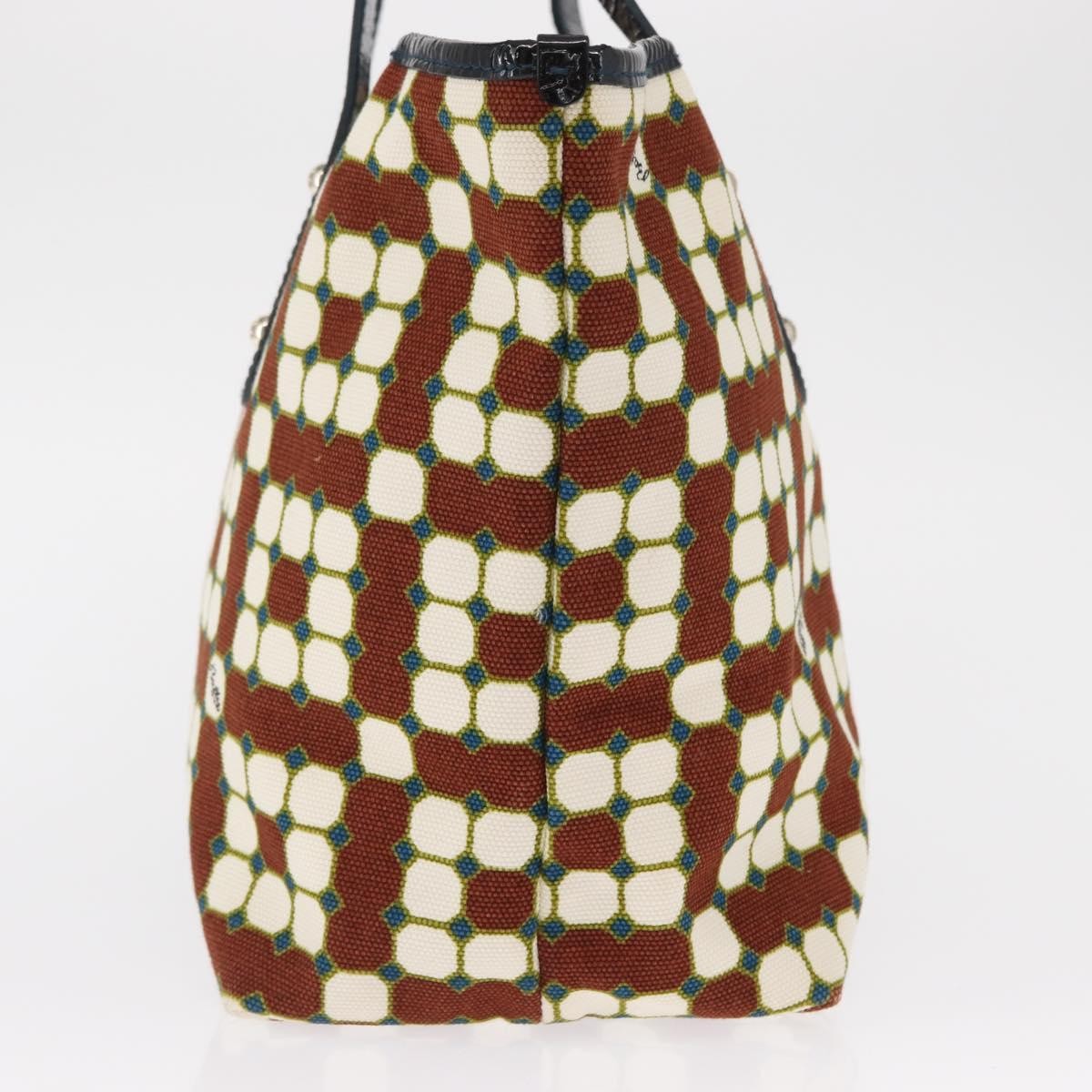 Bally Bally Vintage Handbag Canvas Bruin