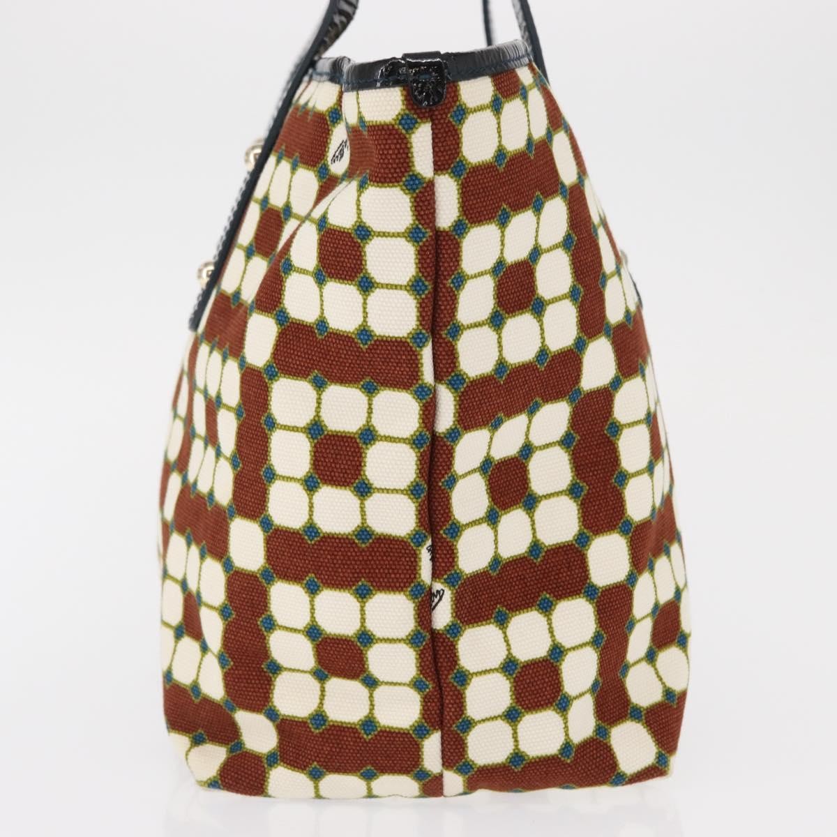 Bally Bally Vintage Handbag Canvas Bruin