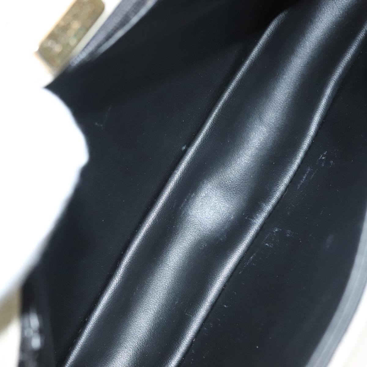 Bally Bally Vintage Chain Shoulder Bag Quilted Leather Wit