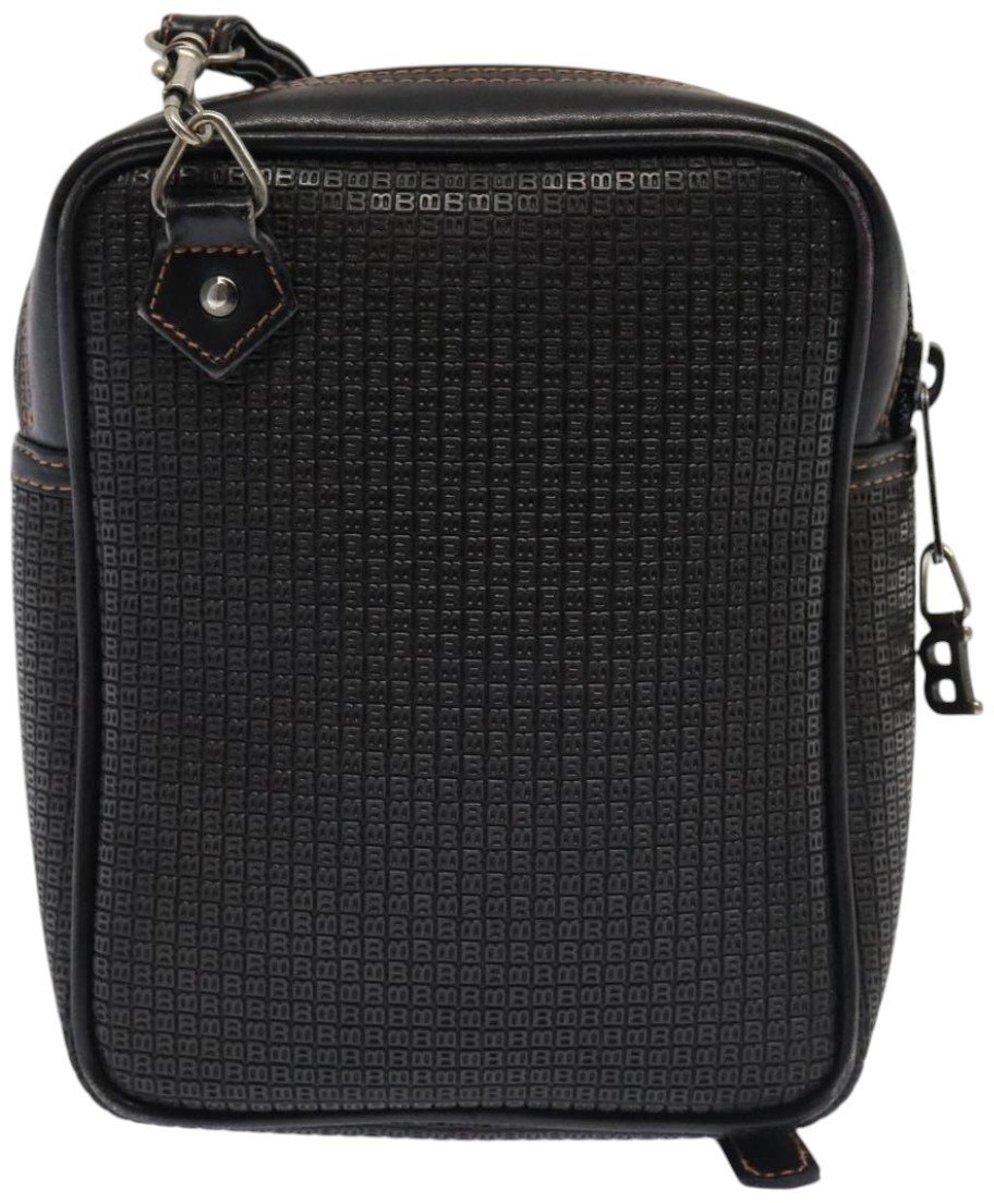Bally Bally Vintage Shoulder Bag PVC and Leather Zwart