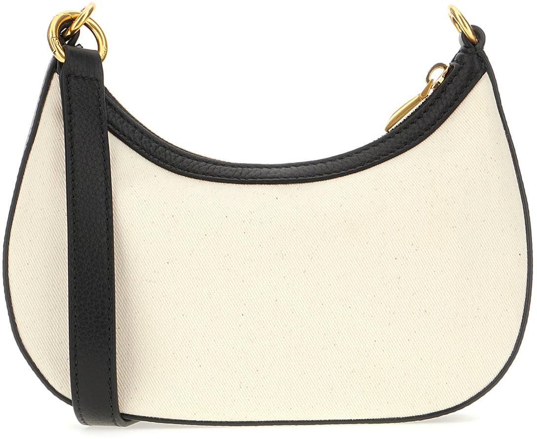Bally Bally Ivory canvas shoulder bag Neutraal