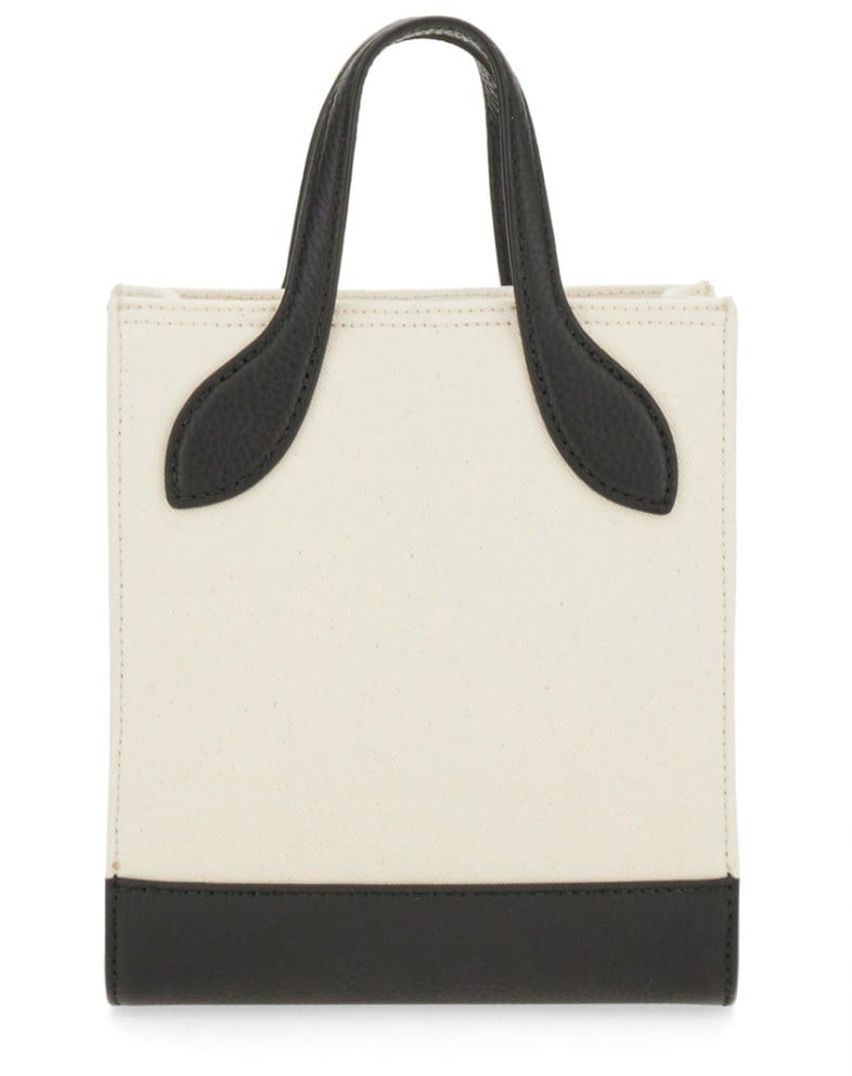 Bally Structured Bag With Detachable Strap And Bold Logo Neutraal