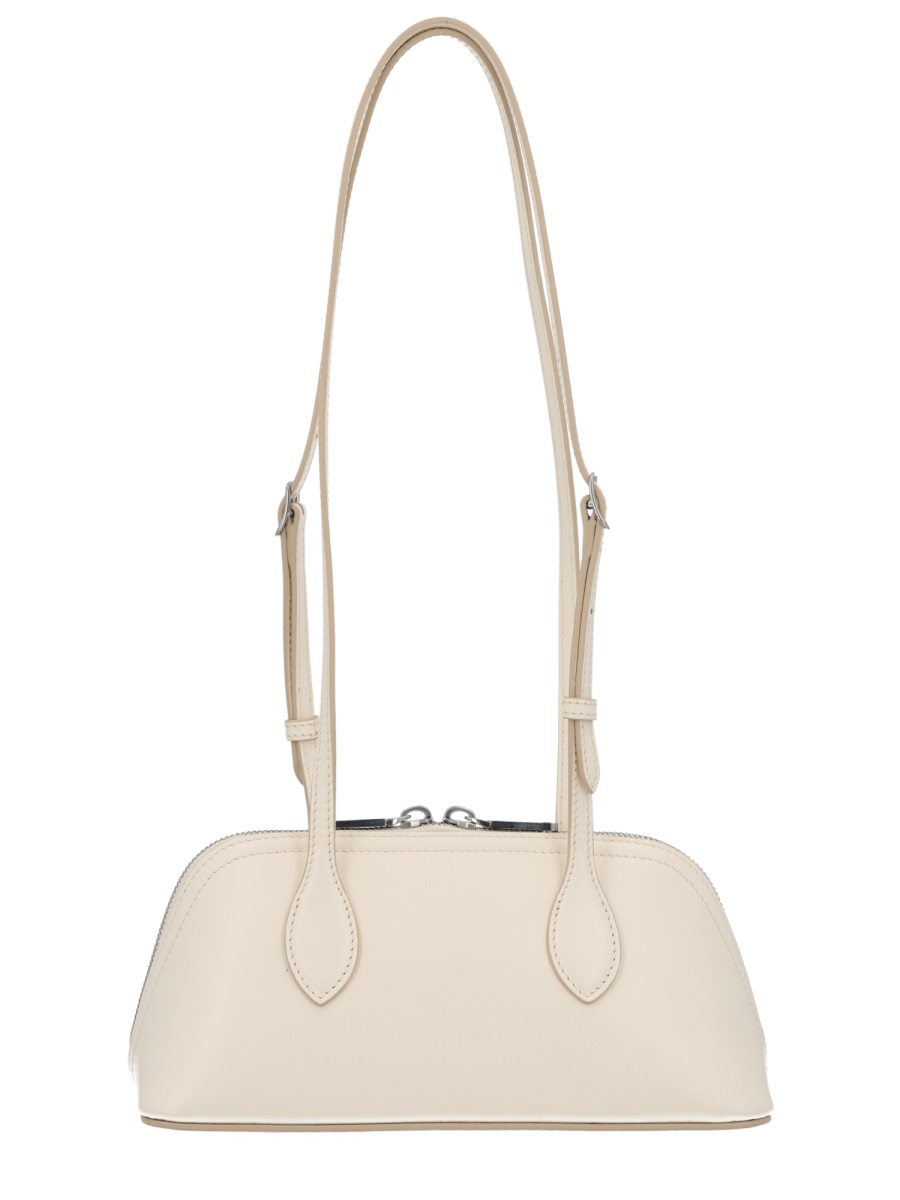 Bally Praline S Structured Leather Handbag Neutraal
