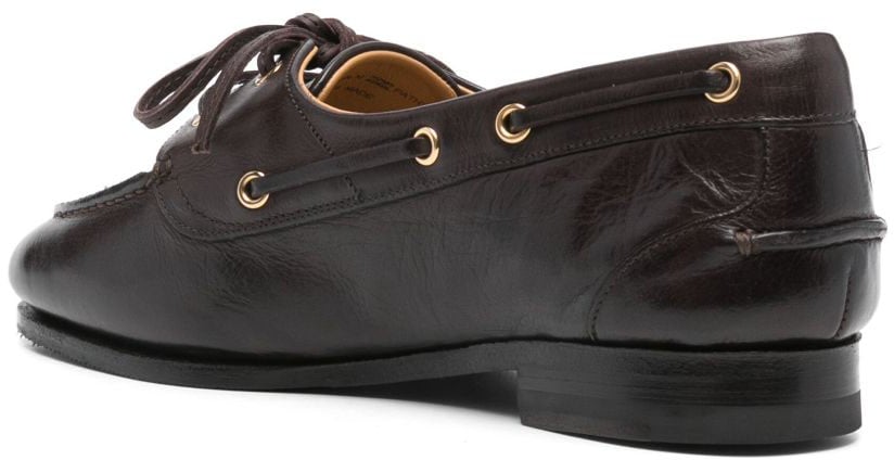 Bally Flat Shoes Ebony Zwart