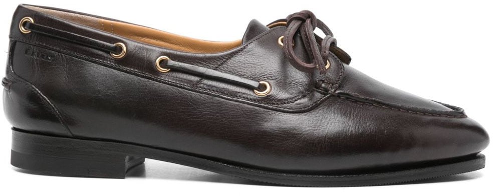 Bally Flat Shoes Ebony Zwart