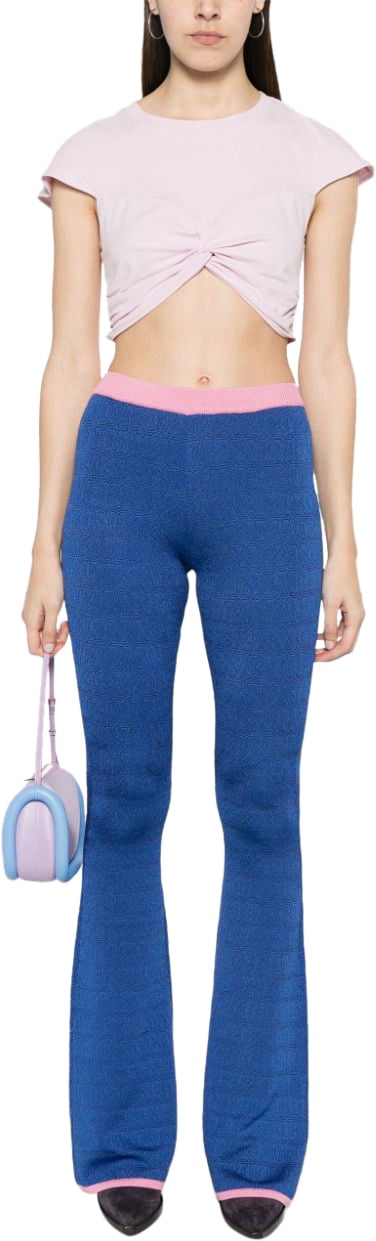 Bally Trousers Blue Blauw