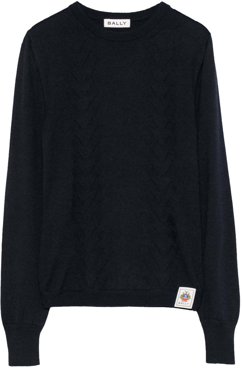 Bally Sweaters Blue Blauw