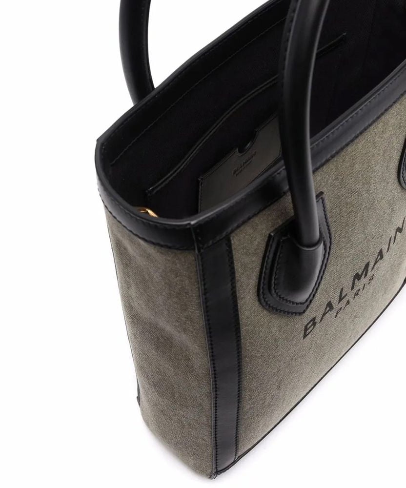 Balmain Balmain Bicolor Cotton Tote Bag Divers