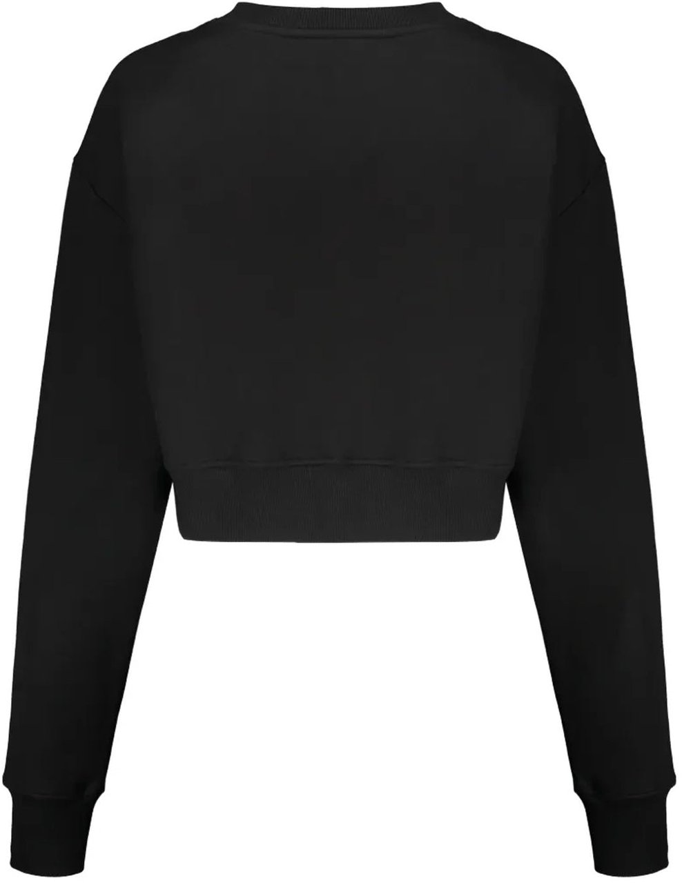 Balmain cropped logo sweatshirt Zwart
