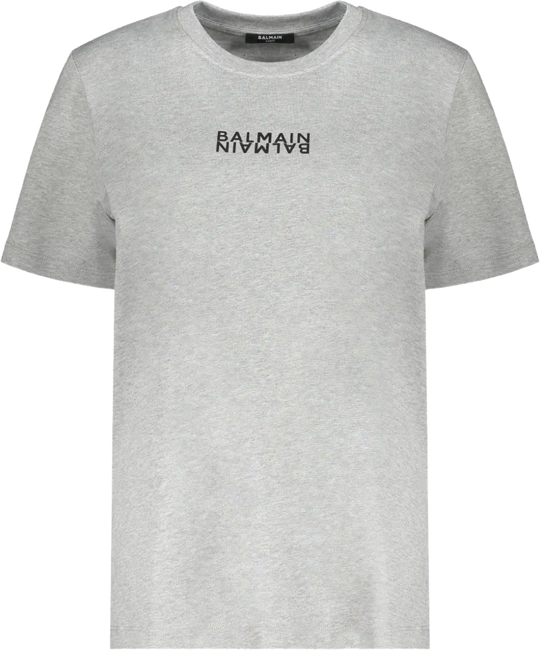 Balmain logo T-shirt Grijs