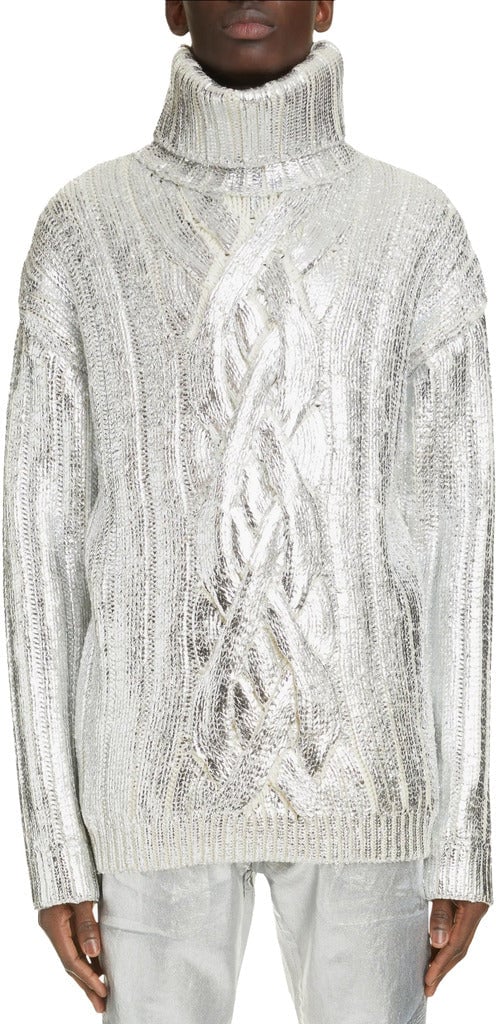 Balmain balmain - Sweaters - wh0kh005-k048-silver Dierenprint