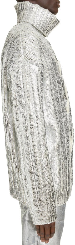 Balmain balmain - Sweaters - wh0kh005-k048-silver Dierenprint