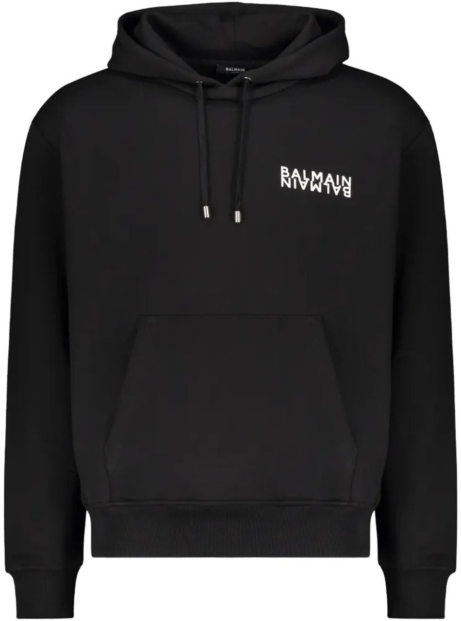 Balmain Balmain Logo Hoodie Zwart
