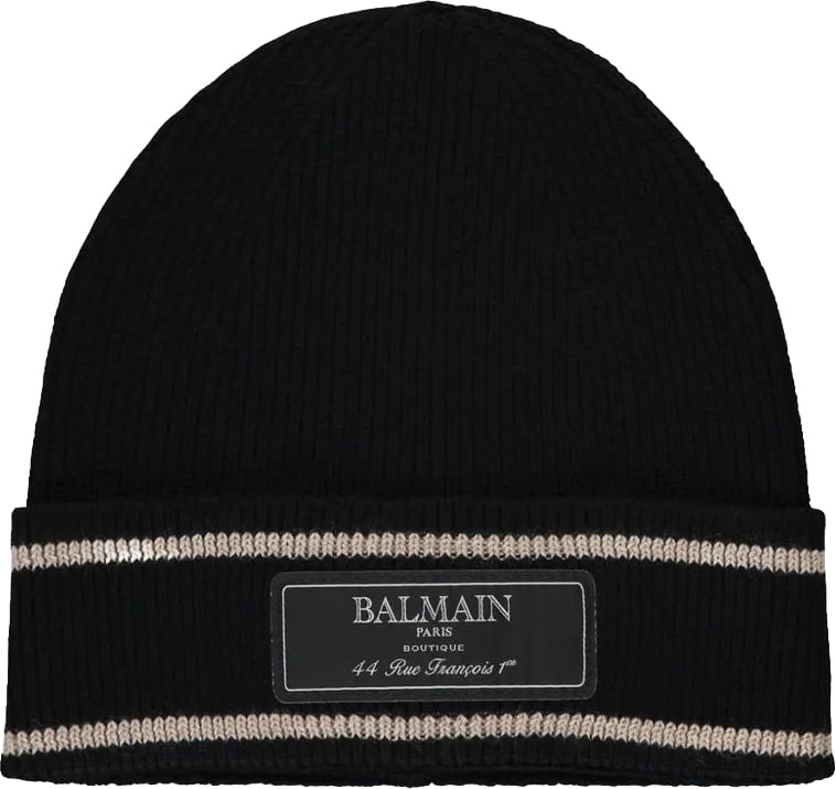 BALMAIN Wool Hat Zwart