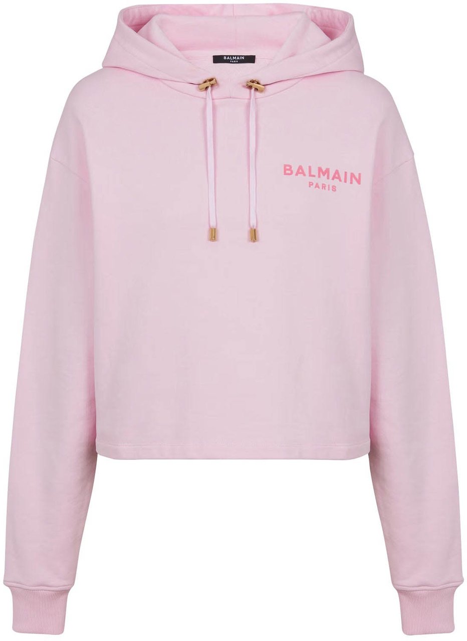 Balmain Flocked Paris Sweatshirt Divers