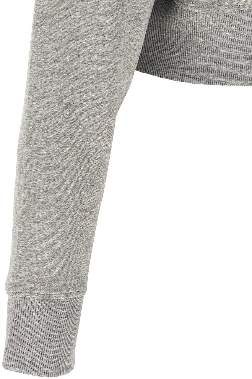 Balmain Gray Cotton Sweatshirt Grijs