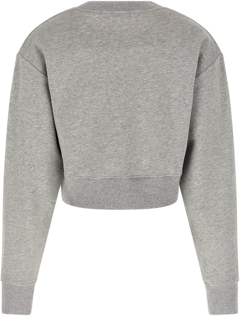 Balmain Gray Cotton Sweatshirt Grijs