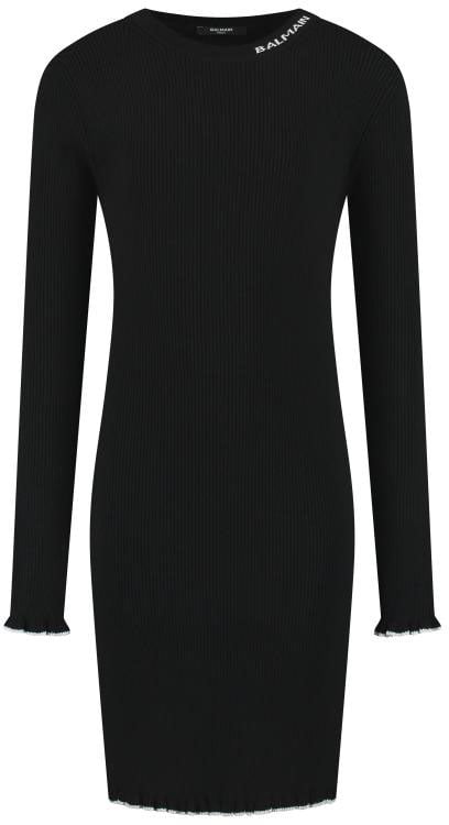 Balmain Knit Dress Zwart