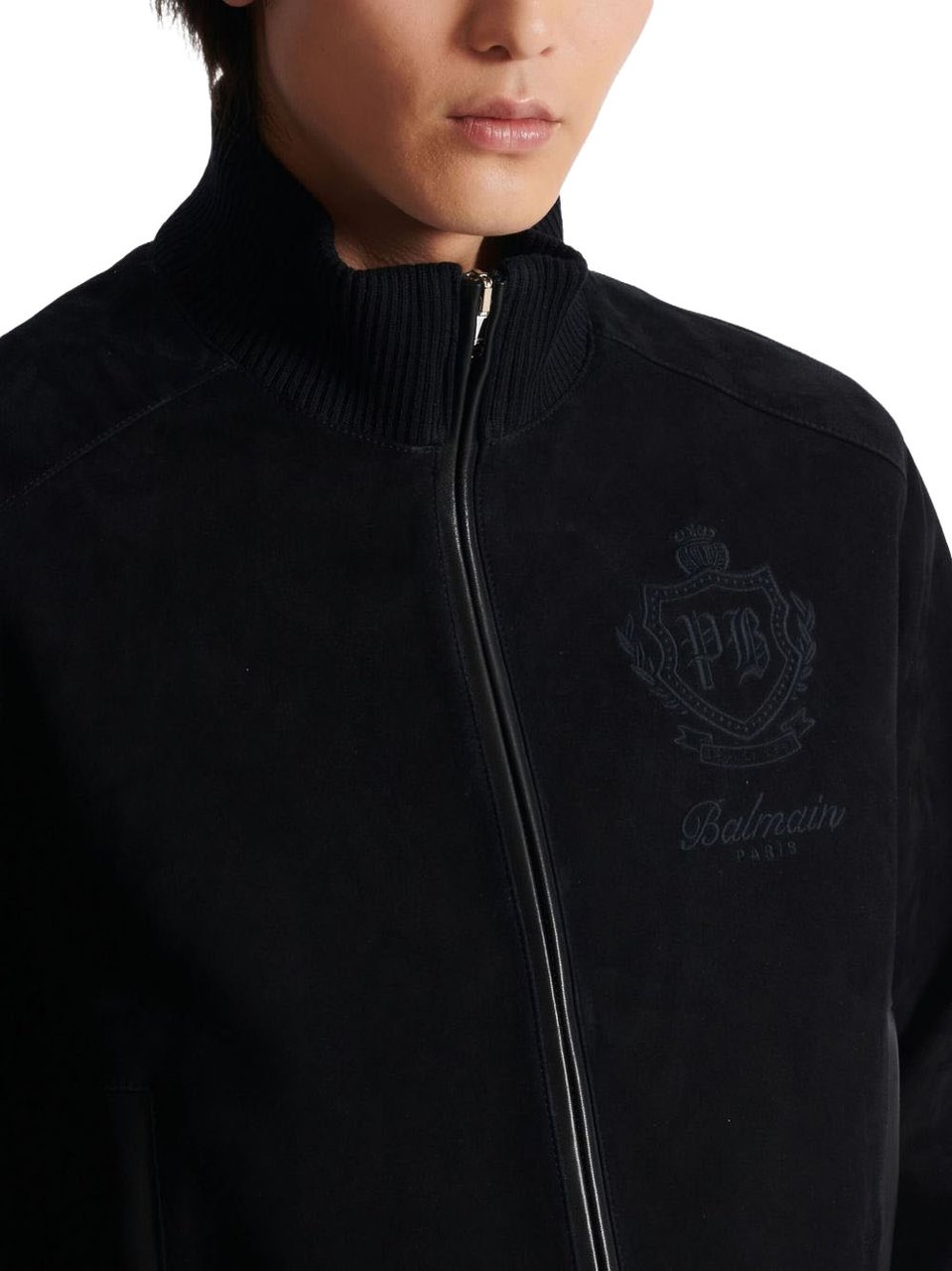 Balmain Refined Black Jacket Zwart