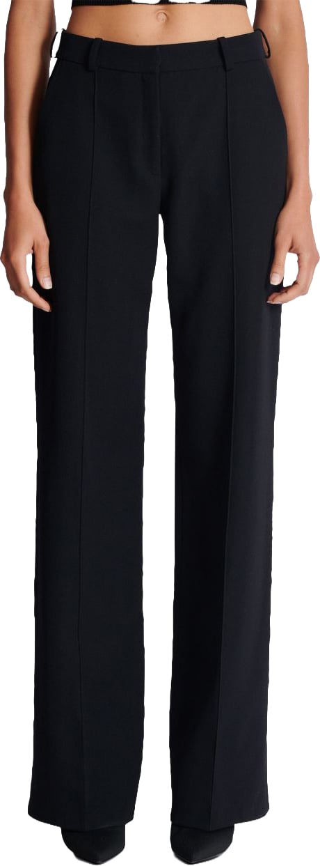 Balmain Straight Leg Trousers Zwart