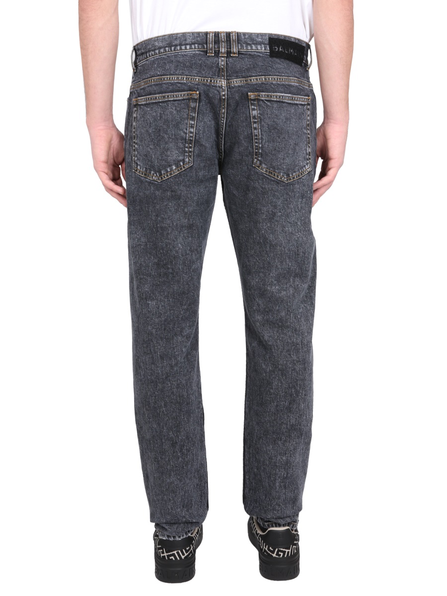 Balmain SLIM FIT JEANS Zwart