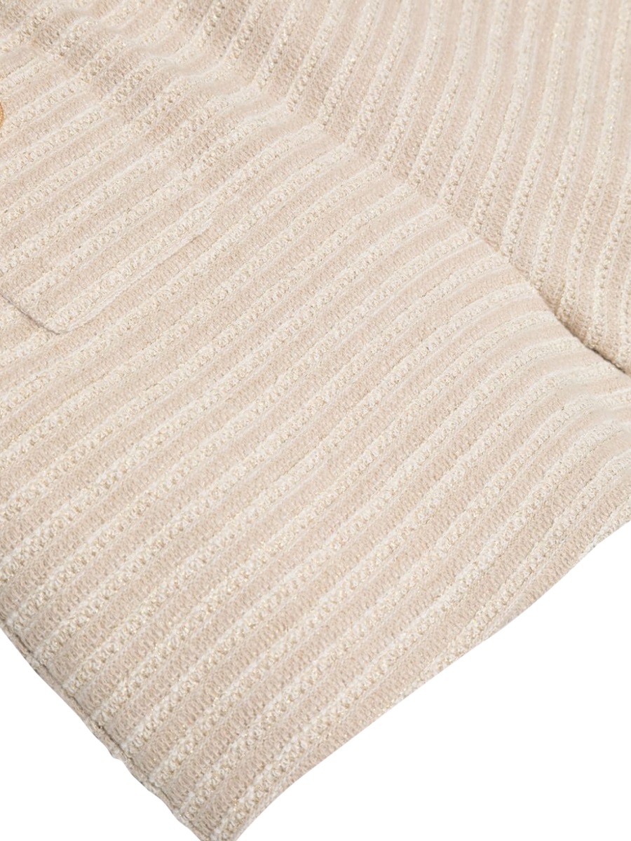 Balmain knit shorts Beige