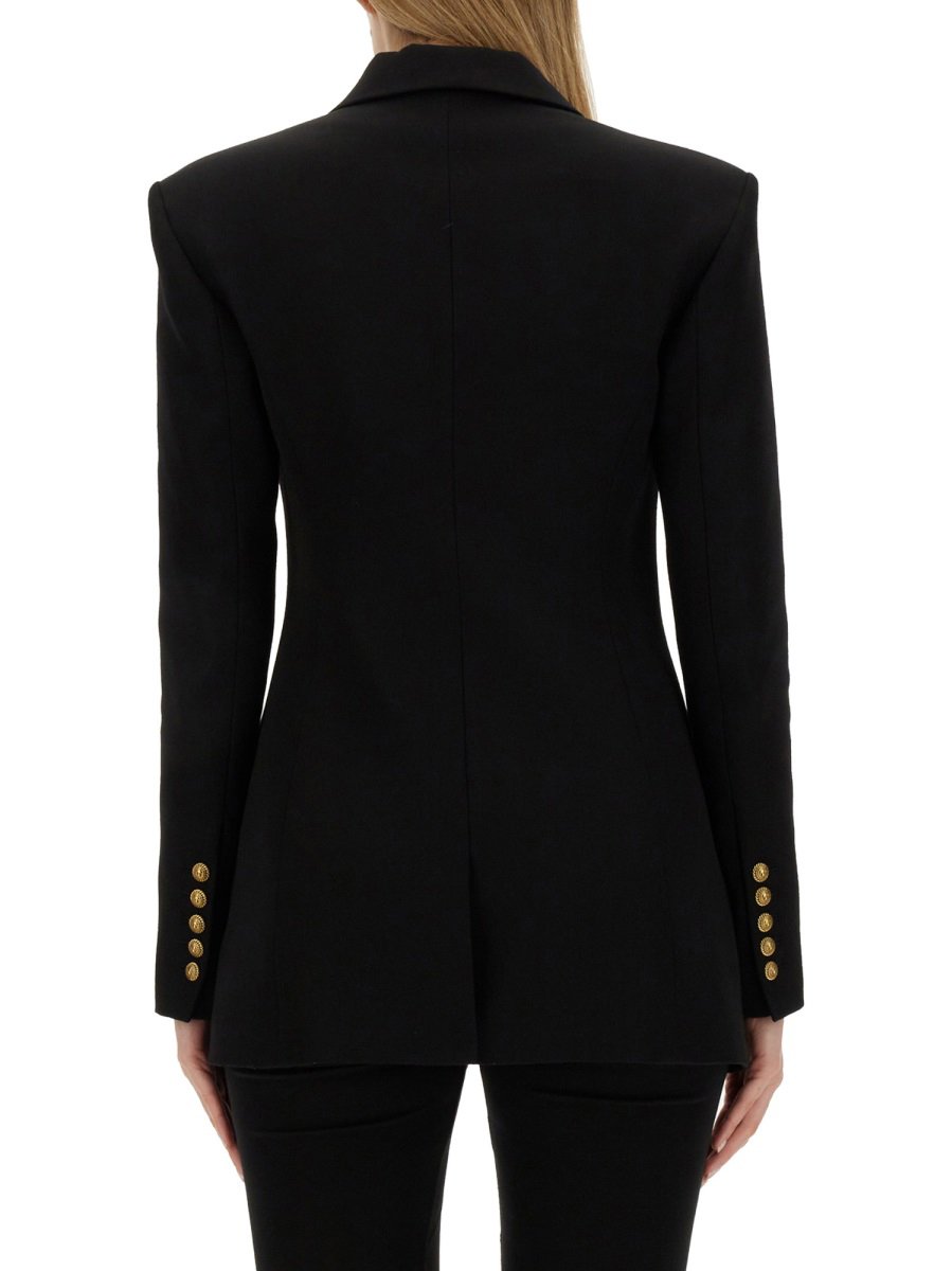 Balmain SINGLE-BREASTED JACKET Zwart