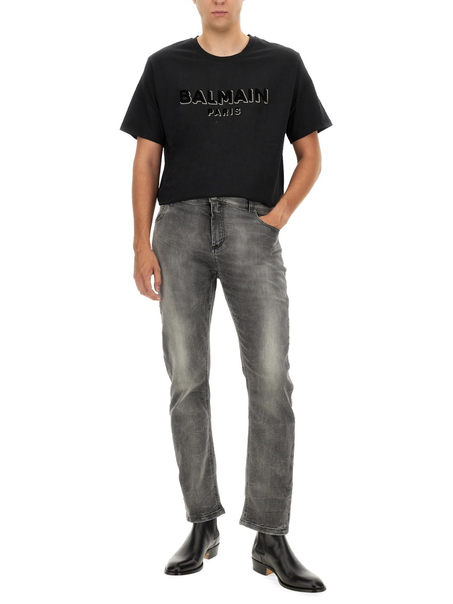 Balmain REGULAR FIT JEANS Grijs