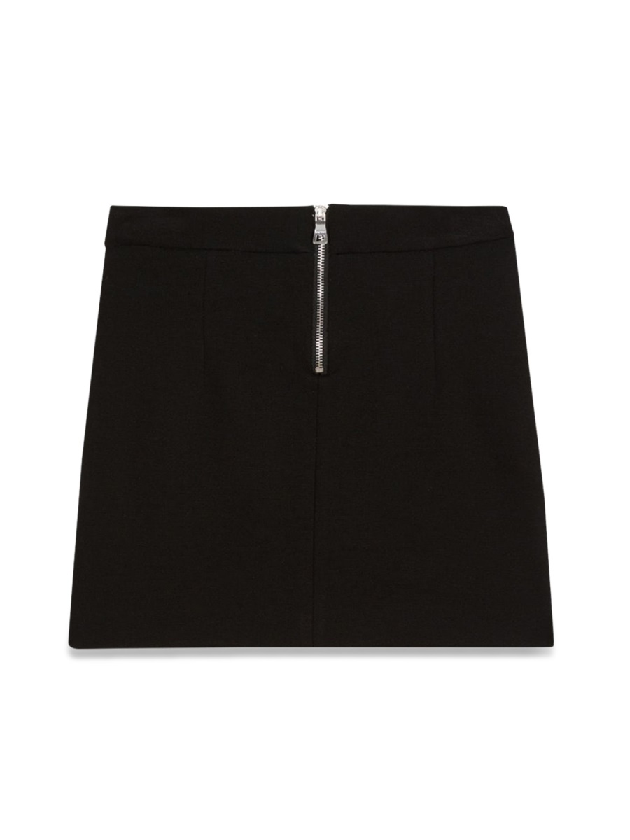 Balmain knitted textile skirts Zwart