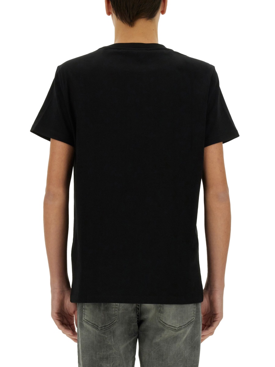 Balmain T-SHIRT WITH LOGO Zwart