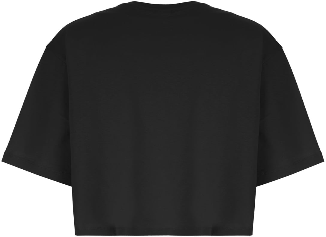 Balmain Black cotton t-shirt Zwart