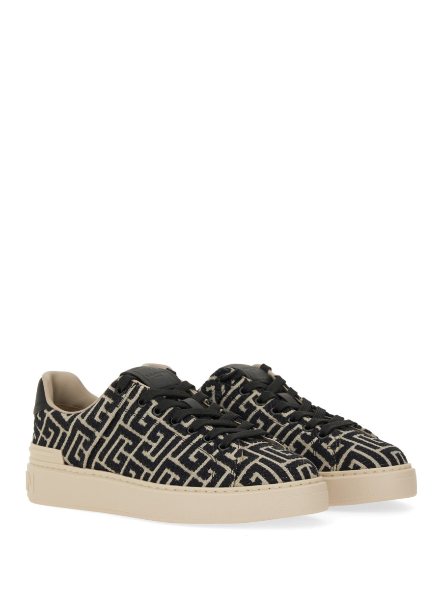 Balmain "B-COURT" SNEAKER Zwart