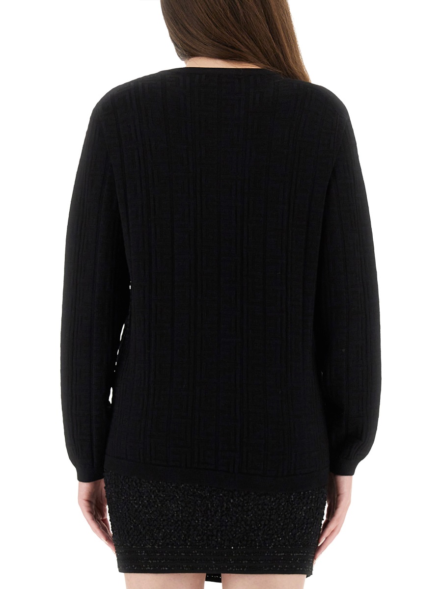 Balmain KNITTED TOPS. Zwart
