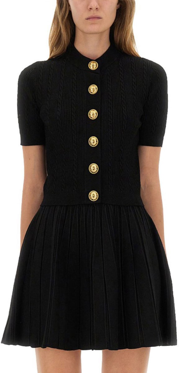 Balmain KNITTED CARDIGAN Zwart