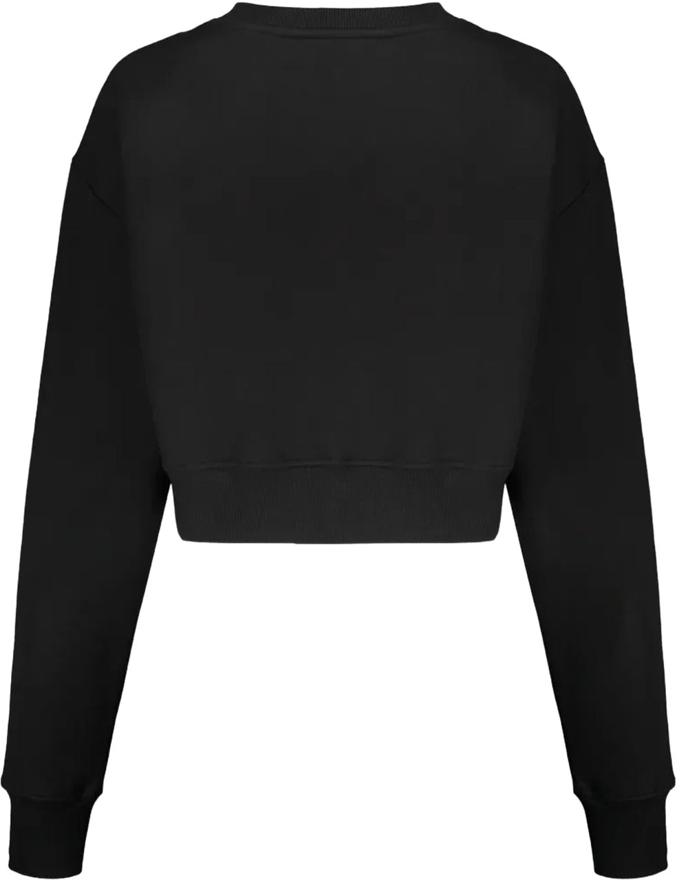Balmain cropped logo sweatshirt Zwart