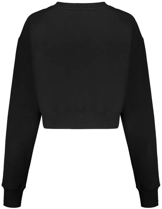 Balmain Balmain Black Cotton Sweatshirt Zwart