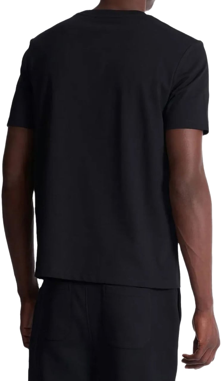 Balmain logo-print T-shirt Zwart