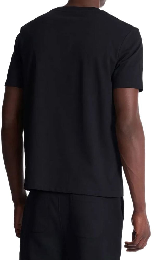 Balmain Balmain Black Cotton T-Shirt Zwart