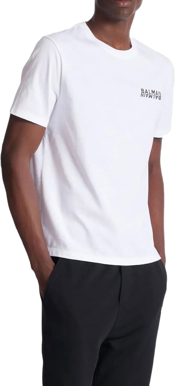 Balmain logo-print T-shirt Divers