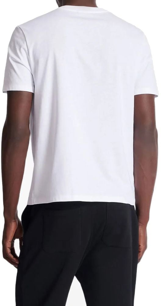 Balmain Balmain White Cotton T-Shirt Wit