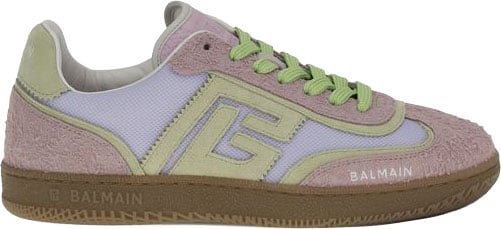 Balmain Multicolor Calf Leather Bos Taurus Athletic Sneakers Divers